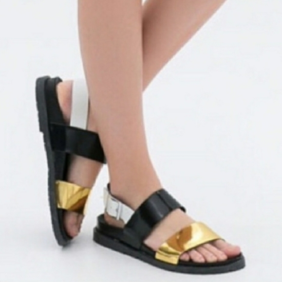 Zara Shoes - Zara Strappy Sandals Size 7.5